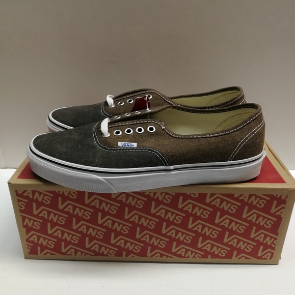 Vans Authentic (Washed 2 Tone) Black/Desert Palm - Picture 4 of 6